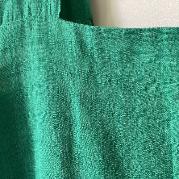 MIRTH Tuckernuck Rio Handmade Tiered Maxi Dress Square Neck Green Size XS cotton - Picture 7 of 16